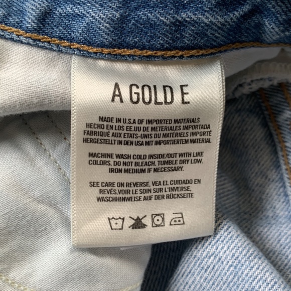 Agolde Riley High Rise Straight Crop - Picture 6 of 6